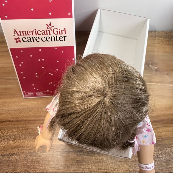 American Girl Molly McIntire Pleasant Company w/ Velvet Holiday Dress & Hospital - Picture 10 of 10